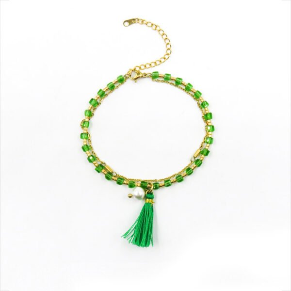Bohemia Tassel Crystal Beaded Bracelets