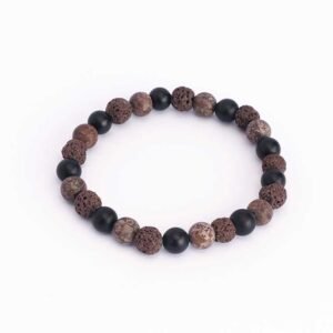 Men's Healing Lava Stone Beaded Bracelets
