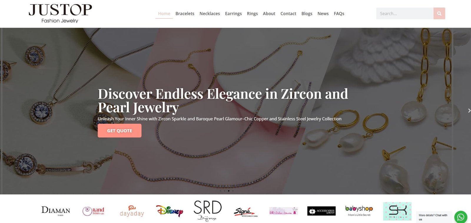 Justop Fashion Jewelry | Top 10 Wholesale Jewelry Suppliers In USA(2024 Updated)
