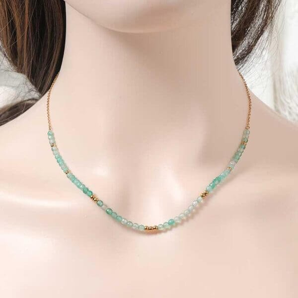 Handmade Jewelry Gemstone Beads Necklace - Image 4