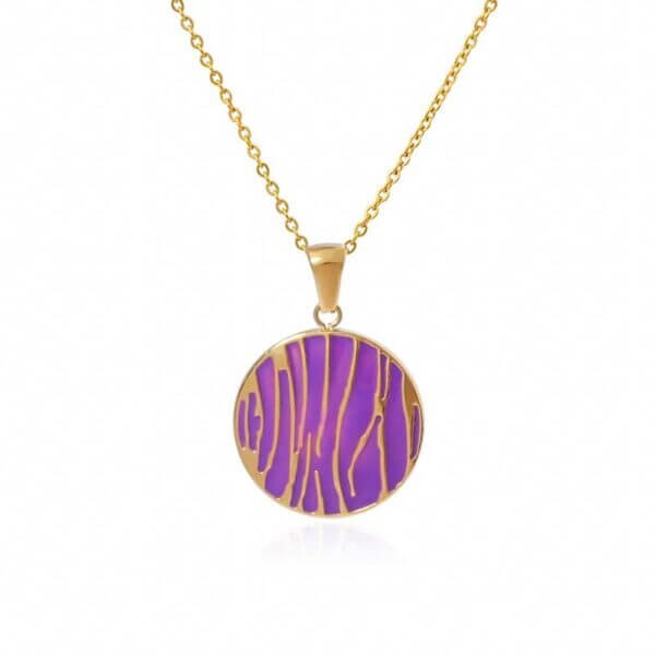 Personalized Epoxy Coin Pendant Necklace