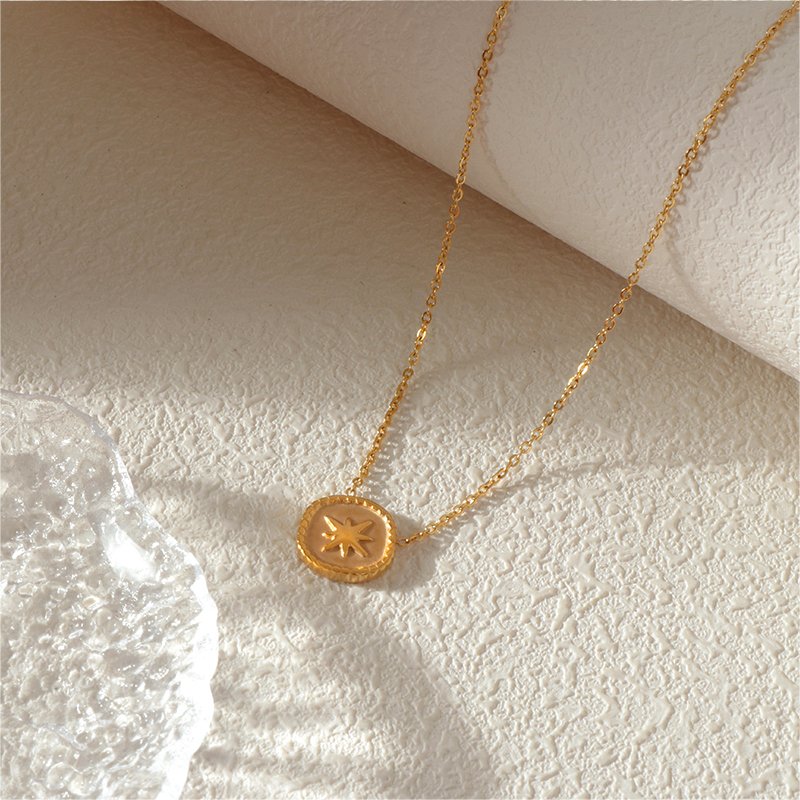 Unique Stainless Steel Vintage Gold Plated Necklace Collection