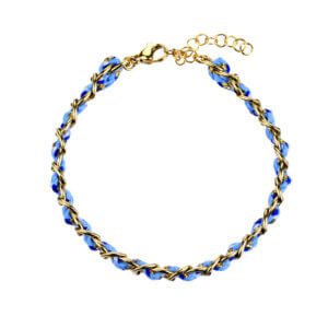 Boho Chic Colorful Handmade Braided 18K Gold Plated Bracelets